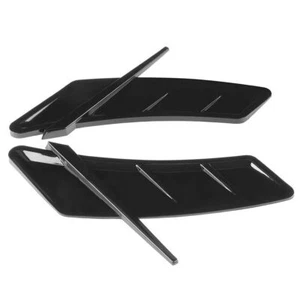 Sport Black Soft TPU Side Fender Air Vents Wing Cover Trim Car Accessories - Picture 1 of 9