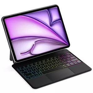 Inateck Magic Keyboard Hülle Tastatur iPad Air 7/6/5/4 11 Zoll M3 10,9 Zoll Pro - Bild 1 von 9