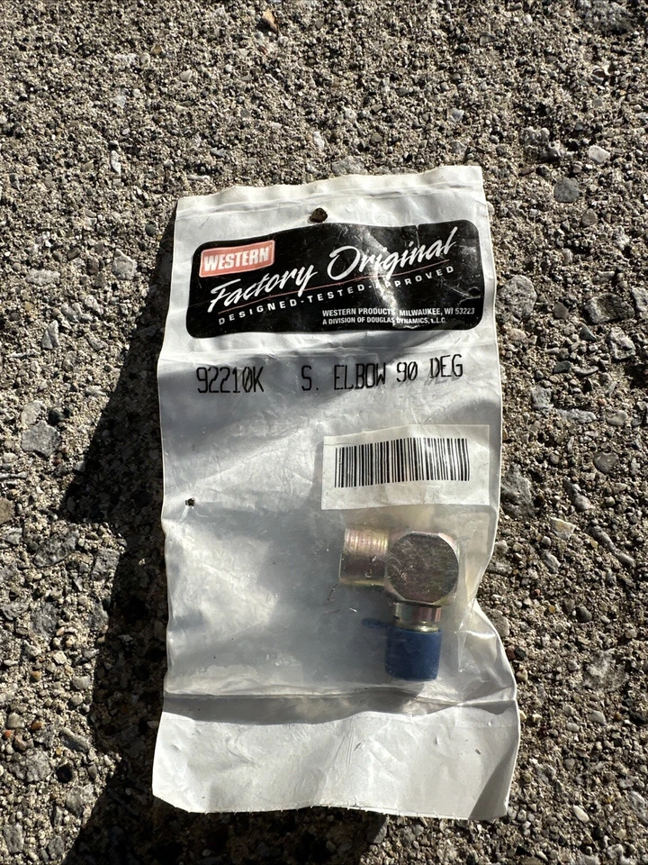 Western Plow Part # 92210K - Street Elbow 1/4 in. 90 Degree - Image 1 of 1