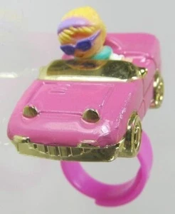 Anillo Polly Pocket Racy Roadster 1994 100 % completo con banda de anillo púrpura - Imagen 1 de 1