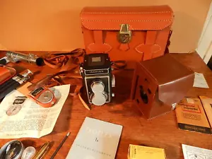 Zeiss Ikon Ikoflex A1 2 1/4 TLR No Var 75mm Lens CAMERA CLEAN 120mm Film - Picture 1 of 12