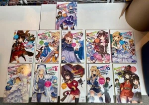 Konosuba God's Blessing on This Wonderful World! Vol 1 thru 11  Novels English - Picture 1 of 2