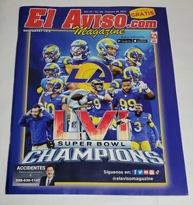 El Aviso Magazine NFL Rams Superbowl Champions - February 26, 2022 - Picture 1 of 1