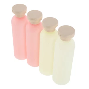 4pcs Squeeze Bottles Plastic Refillable Travel Containers Empty Dispensing - Picture 1 of 12
