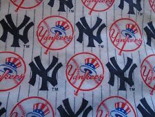MLB New York Yankees red, white & navy blue 9"x58" vintage fabric