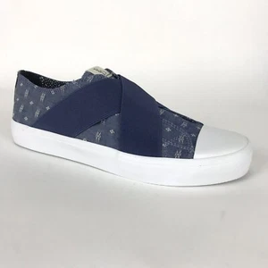 ED Ellen Degeneres 9.5 Daichi Blue Mohave Denim Woven Slip On Sneakers - Picture 1 of 6