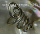 Tribal exotic ethnic chinese handmade miao silver ring