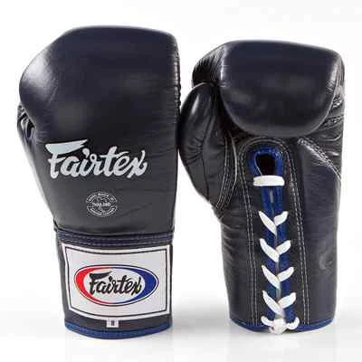 FAIRTEX MUAY THAI KICK BOXING GLOVES BGL6 BLUE COLOR SPARRING PRO COMPETITION - Image 1 of 3