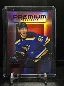 2023-24 Skybox Metal Universe Matthew Kessel Premium Prospects Red #5/50 - Picture 1 of 2
