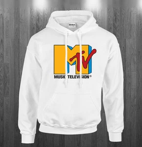 MTv Retro Logotipo Sudadera con Capucha Música TV Fan Sudaderas Adulto Niños Tallas S-3XL - Imagen 1 de 2