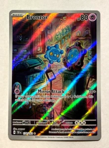 Pokemon Temporal Forces - BRONZOR ILLUSTRATION RARE - 170/162 - NM/M - Picture 1 of 3
