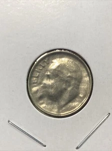 198x- Clad Roosevelt Dime - Full Brockage Obverse - Mint Error - UNC - Picture 1 of 2