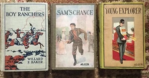 Vintage Boys Adventure Book Lot “Horatio Alger” Willard Baker- Boy Ranchers + 2 - Bild 1 von 12