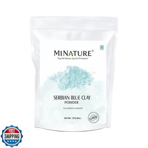Polvo azul serbio Mi Nature 227 g (8 oz) | Arcilla cámbrica para mascarillas faciales, cuerpo - Imagen 1 de 5