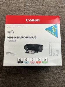 Genuine Canon Ink - PGI-9 MULTIPACK / PIXMA PRO-9500 & MARK II (INC VAT) BOXED - Picture 1 of 1