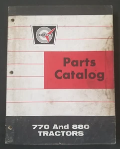 Cockshutt - Models 770 and 880 Tractors Dealer Parts Book Manual - Picture 1 of 6
