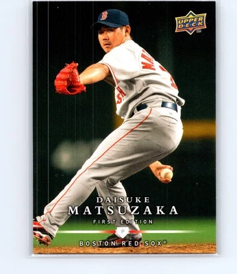 Daisuke Matsuzaka #184 2008 Upper Deck primera edición Foto 1 de 3