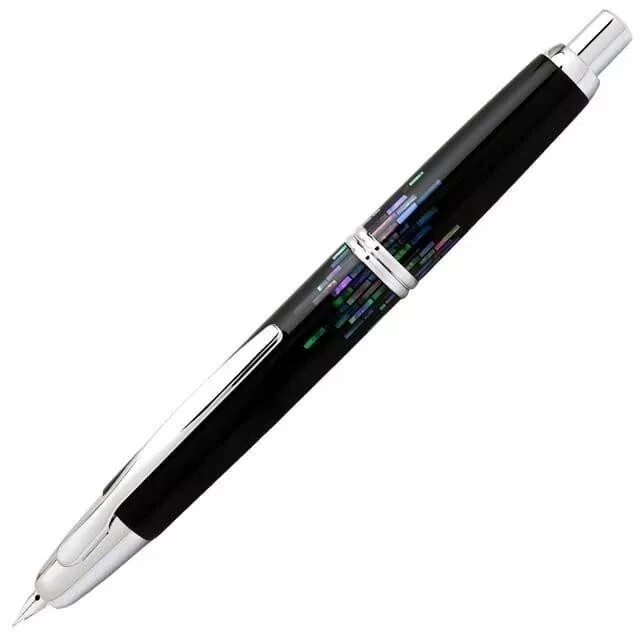 Pilot NAMIKI Vanishing Point Capless Raden Stripe 18kt M Fountain Pen