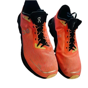 On Cloud Men’s Cloudspark Flame Black Red Running Shoes SZ 11 M Swiss Engineered - Picture 1 of 9