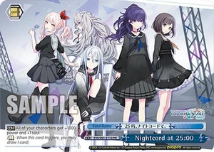 Weiss Schwarz HATSUNE MIKU Nightcord at 25:00 PJS/S91-E112 PR Promo - Picture 1 of 1