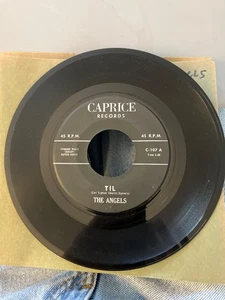 THE ANGELS CAPRICE RECORDS TIL/A MOMENT AGO 45 C-107 - Bild 1 von 2