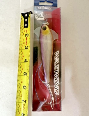 SHIMANO Waxwing 118 — WW118HP — 4,6 дюйма — 1,5 унции — тонущий — призрачный фиолетовый - Изображение 1 из 4