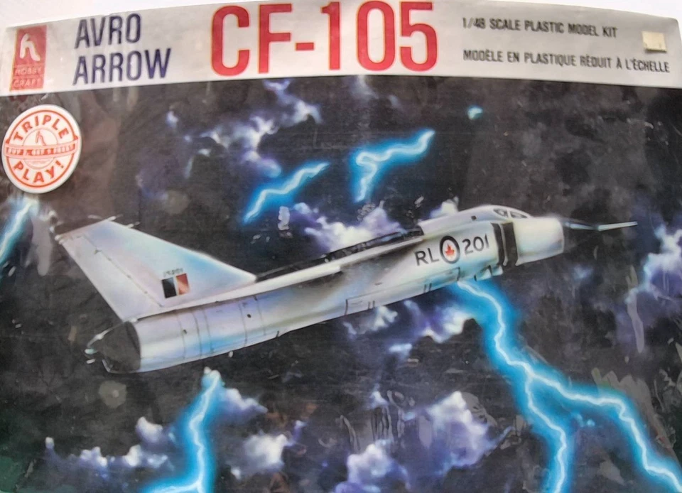HOBBYCRAFT - AVRO ARROW CF-105 - RCAF - SELLADO DE FÁBRICA - 1:48 - KIT #HC1651 Foto 1 de 1