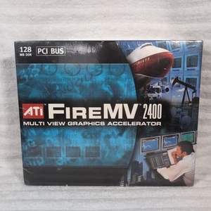 ATI FireMV 2400 PCI BUS MB DDR Grafikkarte 100-505130 Windows XP NEU & VERSIEGELT - Bild 1 von 4