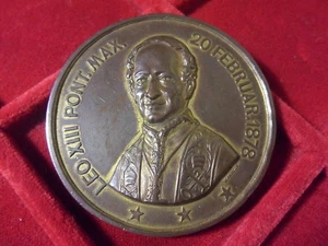 PIUS IX UND LÖWE XIII PIUS IX UND LEO XIII MEDAILLE BRONZE - Bild 1 von 1
