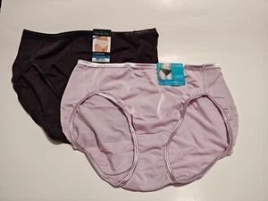 2 Pr Vanity Fair Neu Höschen 9XL Schwarz/Flüstern - Bild 1 von 1