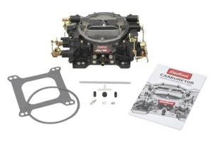 EDELBROCK AVS2 SERIES CARBURETOR,650 CFM,BLACK,MANUAL CHOKE - Picture 1 of 7