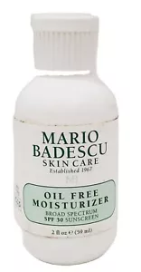 Mario Badescu OIL-FREE MOISTURIZER Skincare Lightweight 2 oz/59mL Original Open - Picture 1 of 8