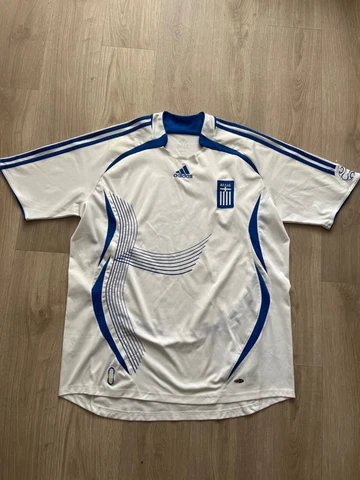 GREECE 2007 2008 HOME SHIRT FOOTBALL SOCCER JERSEY ADIDAS VINTAGE Cover
