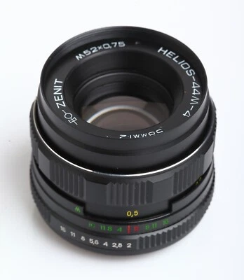 US Seller Helios 44m-4 58mm f2 Soviet portrait Lens DSLR M42 Mount CLA Valdai - Image 1 of 4