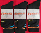 Bombas Calf Crew Socks 3 Pair Unisex Size Medium Men's Women's