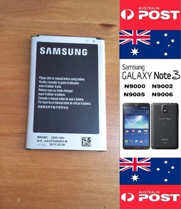 Samsung Original Note 3 N9000 Battery B800BE 3200mAh 2022 mfg date Local Seller - Photo 1 sur 12
