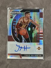 2020 Panini Prizm Draft Picks Tyrese Haliburton Autograph Hyper
