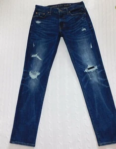 Pantalones de mezclilla desgastados AMERICAN EAGLE aeo ― para hombre 30 x 32 ― DELGADOS NE(X)T LEVEL FLEX CE72 - Imagen 1 de 6