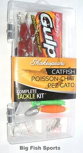 "KIT DE CAJA DE APAREJOS DE BAGRE DE SHAKESPEARE ""CATCH MORE FISH"" #CATFISHTBKIT Envío gratuito a EE. UU. - Imagen 1 de 4