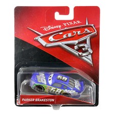 Disney Pixar Cars 3 Parker Brakeston   -Wear On Card