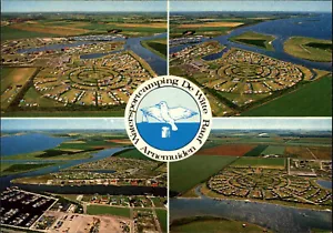 1978 Sonderstempel ESSEN Dt. Camping-Ausstellung auf Luftbild Arnemuiden Holland - Picture 1 of 2