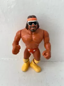FIGURA DE ACCIÓN DE LUCHA LIBRE WWE MACHO MAN RANDY SAVAGE HASBRO SERIE WWF 1 EN MUY BUENA CONDICIÓN - Imagen 1 de 4