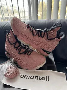 BRAND NEW NIKE LEBRON 15 LTD - ALL-STAR 2018 HOLLYWOOD - RUST PINK - SIZE 12 - Picture 1 of 14