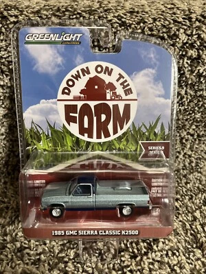 1:64 Greenlight 1985 GMC Sierra Classic K2500 Diecast Down On The Farm NEW!! - Image 1 of 3