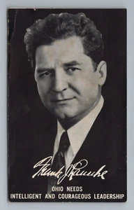 1940s Governor Frank J Lausche Election Campaign Ohio Postcard - Picture 1 of 2