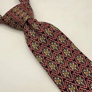 Corbata vintage Courchevel 100 % seda hecha en EE. UU. 56" - Imagen 1 de 5