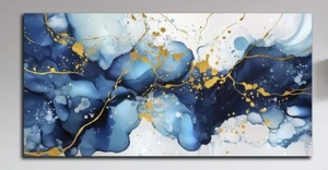 Canvas Wall Art For Office - Large Wall Painting Hang Size 30” X 60” - Picture 1 of 3