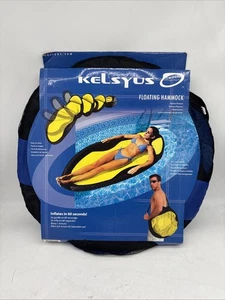 Amaca Galleggiante Kelsyus Kersius Adulto Piscina Galleggiante Blu Sdraio Gonfiabile - Foto 1 di 5
