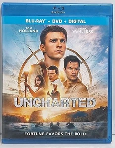 Uncharted Blu-ray 2022 VG+ Fast Shipping - Picture 1 of 4