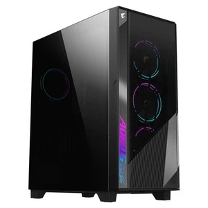 Aorus C500 Glass Mid Tower Case - Black - Picture 1 of 5